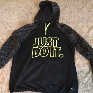 Black Nike Just Do It. Hoodie